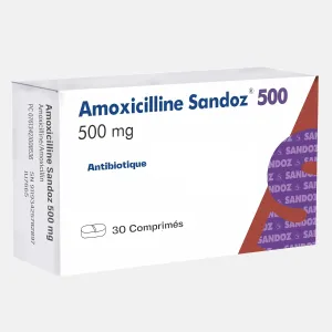 Amoxicilline Sandoz 500mg 30 Gélules