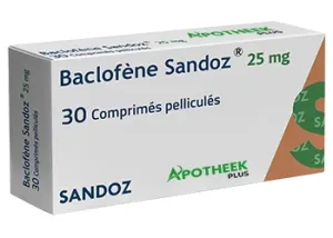 Baclofène Sandoz 25 mg Comprimés