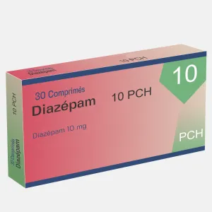 Diazepam 10mg 30 comprimes