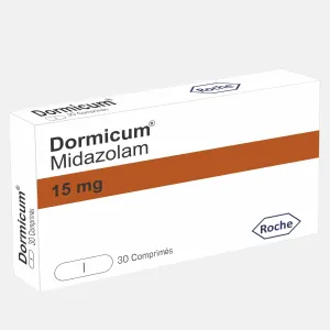 Dormicum 15mg midazolam 30 comprimes