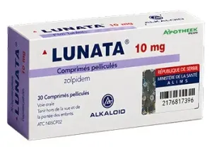 Zolpidem Lunata 10mg 30 Comprimés