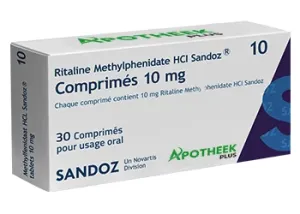 Ritaline Methylphenidate HCI Sandoz 10mg 30 Comprimes