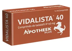 Vidalista 40mg 10 Comprimés