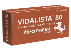Vidalista 80mg 10 Comprimés