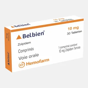 Zolpidem Belbien 10mg 30 Comprimés