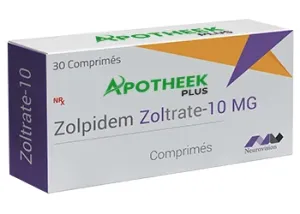 Zolpidem Zoltrate 10mg 30 Comprimes