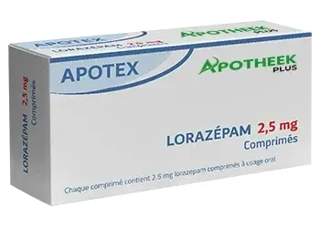 Lorazepam 2.5mg 30 Comprimes